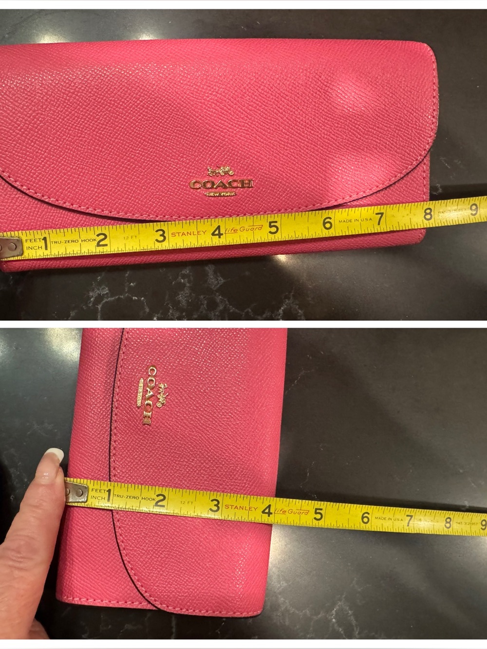 Coach Soft bubblegum pink Leather Shoulder bag and Wallet set Pristine condition - Picture 14 of 16